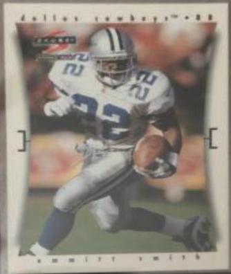Emmitt Smith #4 Football Cards 1997 Panini Score