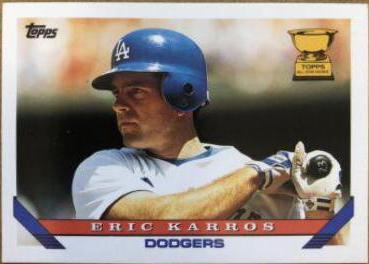 Eric Karros #11 Baseball Cards 1993 Topps