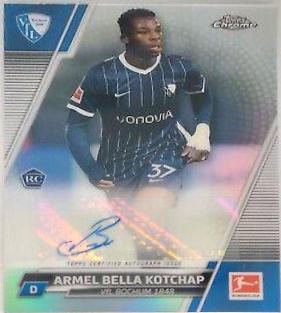 Armel Bella Kotchap #BCA-AB Soccer Cards 2021 Topps Chrome Bundesliga Autographs