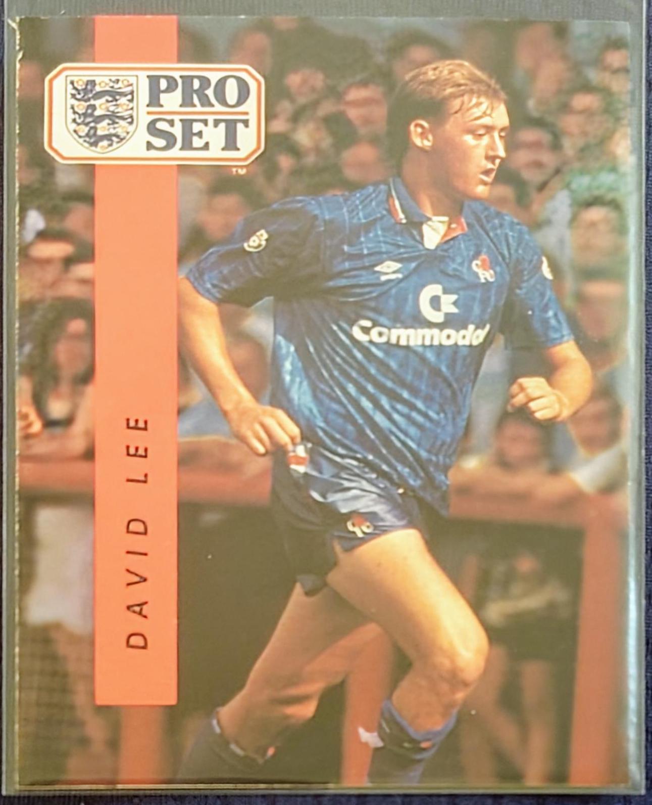 David Lee #32 Soccer Cards 1990 Pro Set