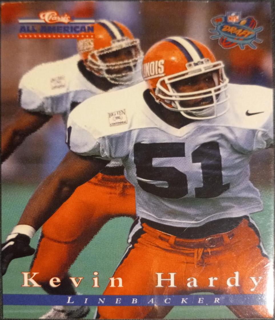 Kevin Hardy #70 Football Cards 1996 Classic NFL Draft