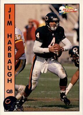 Jim Harbaugh #30 Football Cards 1992 Pacific