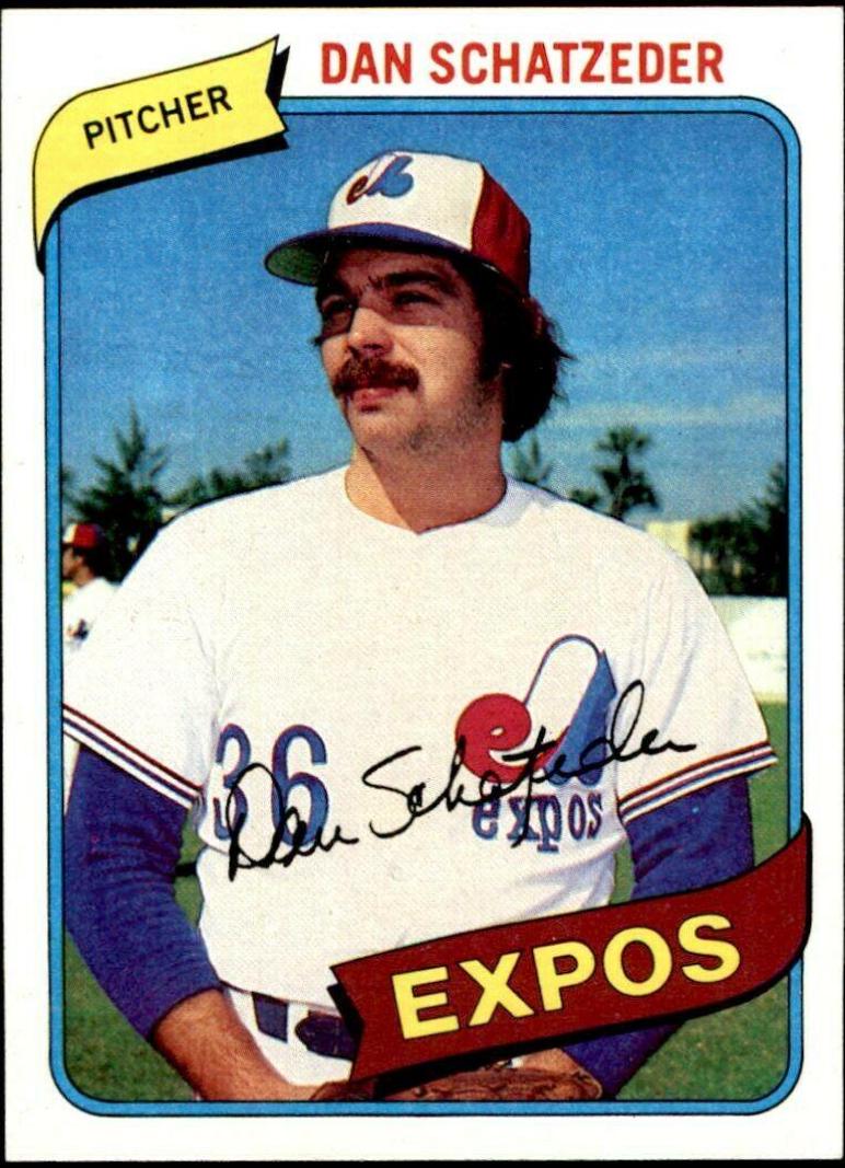 1980 Topps Dan Schatzeder #267 card