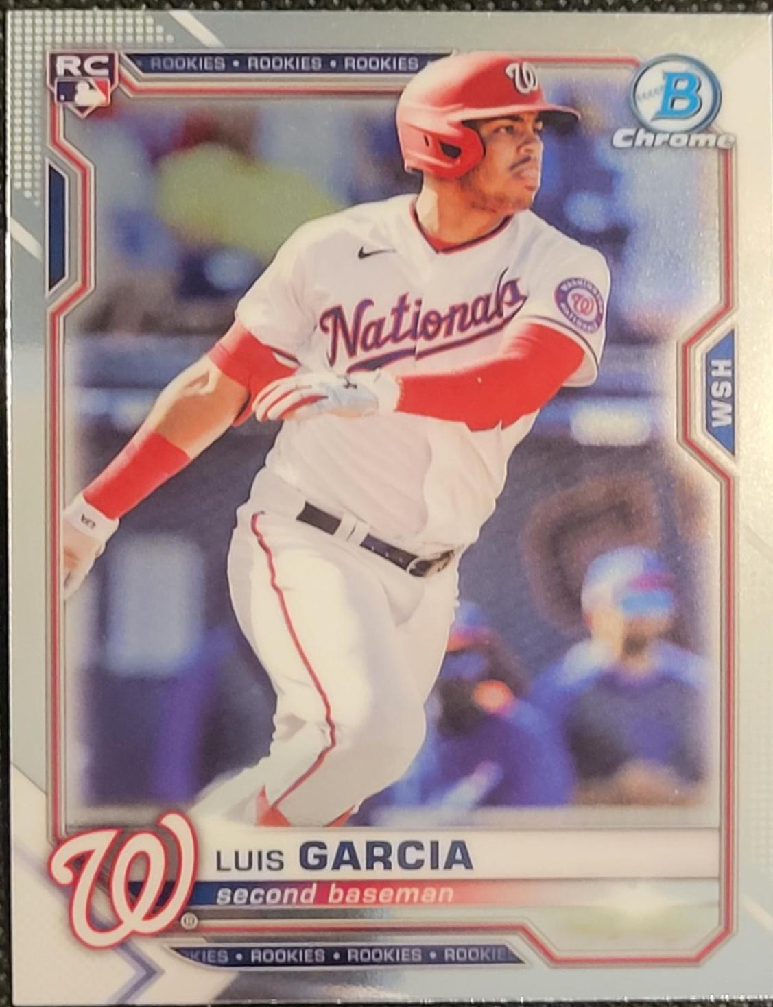 Luis Garcia #74 Baseball Cards 2021 Bowman Chrome