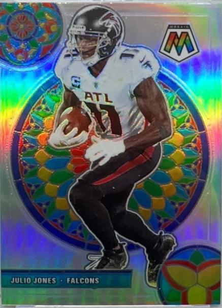 Julio Jones #GM-19 Football Cards 2021 Panini Mosaic Glass