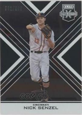 Nick Senzel #2 Baseball Cards 2016 Panini Elite Extra Edition
