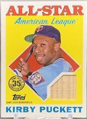 Kirby Puckett #88ASR-KP Baseball Cards 2023 Topps 1988 All Star Relics