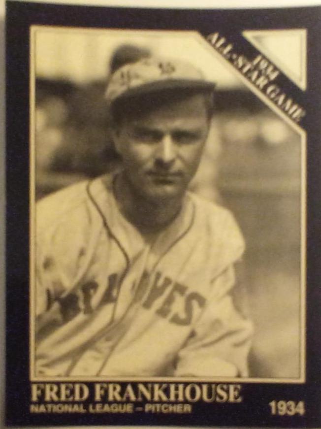 Fred Frankhouse #1110 Baseball Cards 1994 The Sportin News Conlon Collection