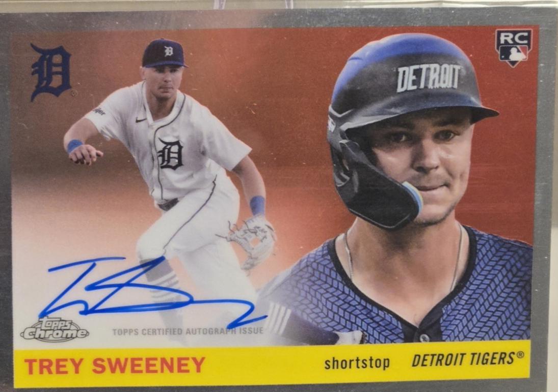 Trey Sweeney #CPA-TSW 2025 Topps Chrome Platinum Autograph Baseball