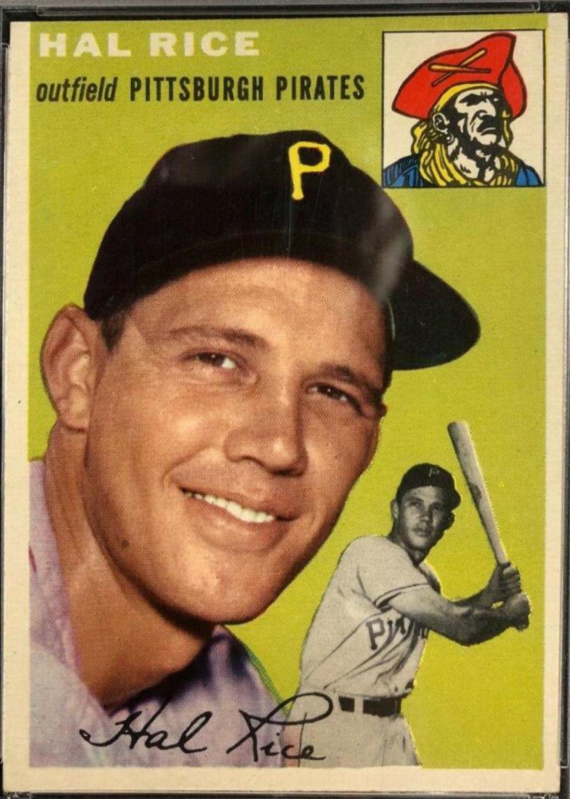 Hal Rice #95 Baseball Cards 1954 Topps