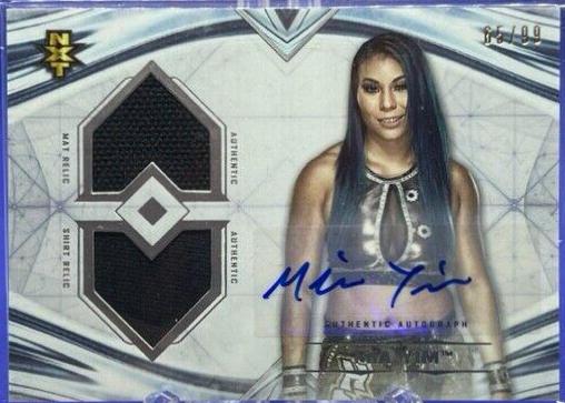 Mia Yim #DRA-JD Wrestling Cards 2020 Topps WWE Undisputed Dual Relic Autographs