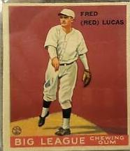 Red Lucas #7 Baseball Cards 1934 World Wide Gum