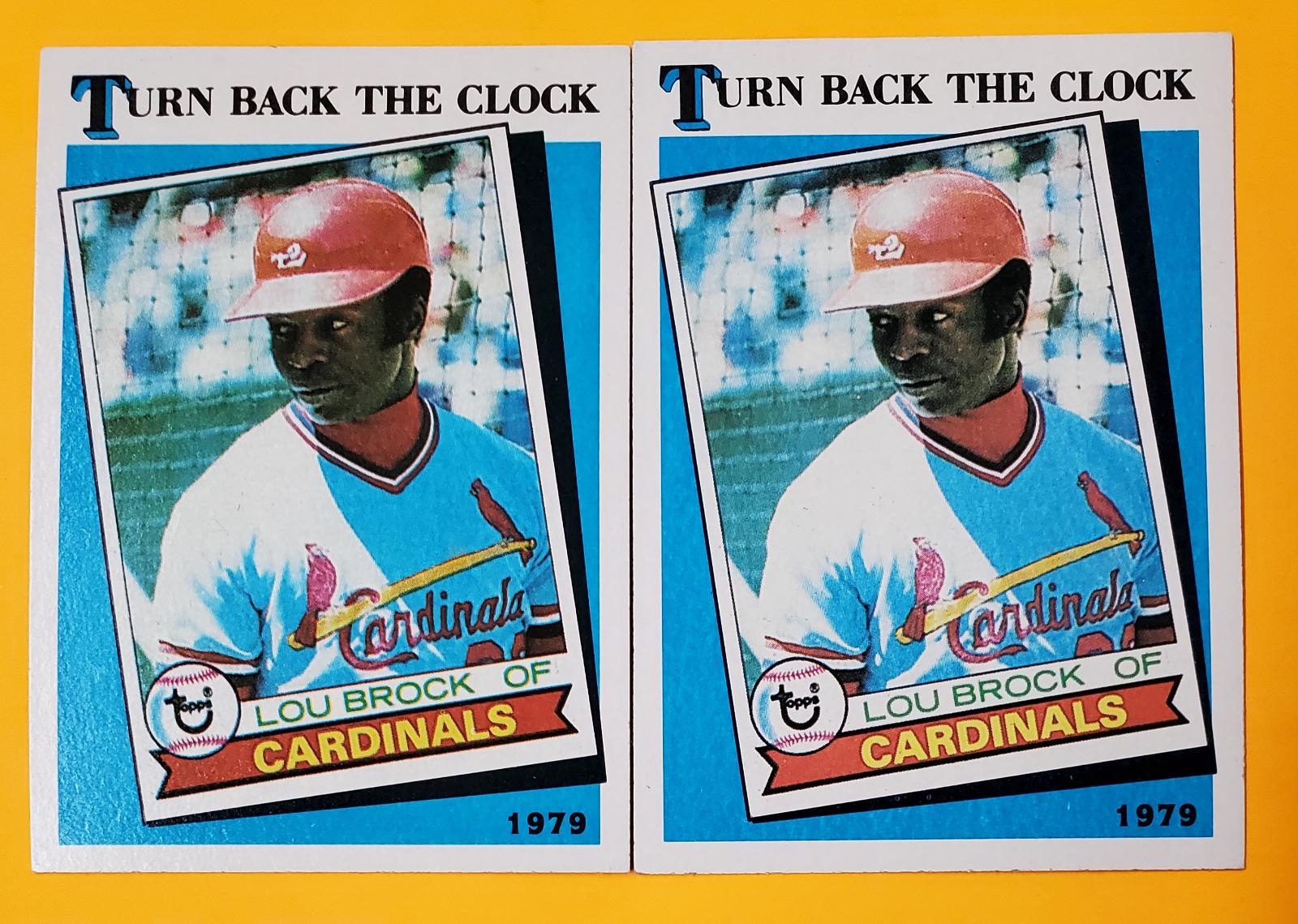 1989 Lou Brock [Turn Back the Clock] #662