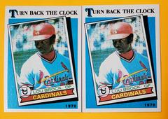Lou Brock [Turn Back the Clock] #662 Prices | 1989 Topps Tiffany