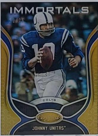 Johnny Unitas #116 2019 Panini Certified Football