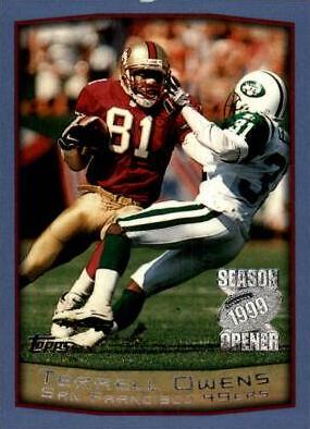 Terrell Owens #69 1999 Topps Season Opener Football