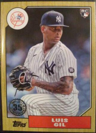 Luis Gil #T87-3 2022 Topps 1987 Baseball
