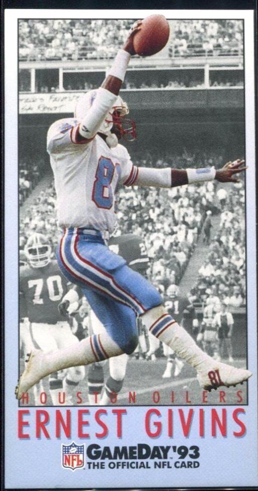 Ernest Givins #61 1993 Fleer Gameday Football