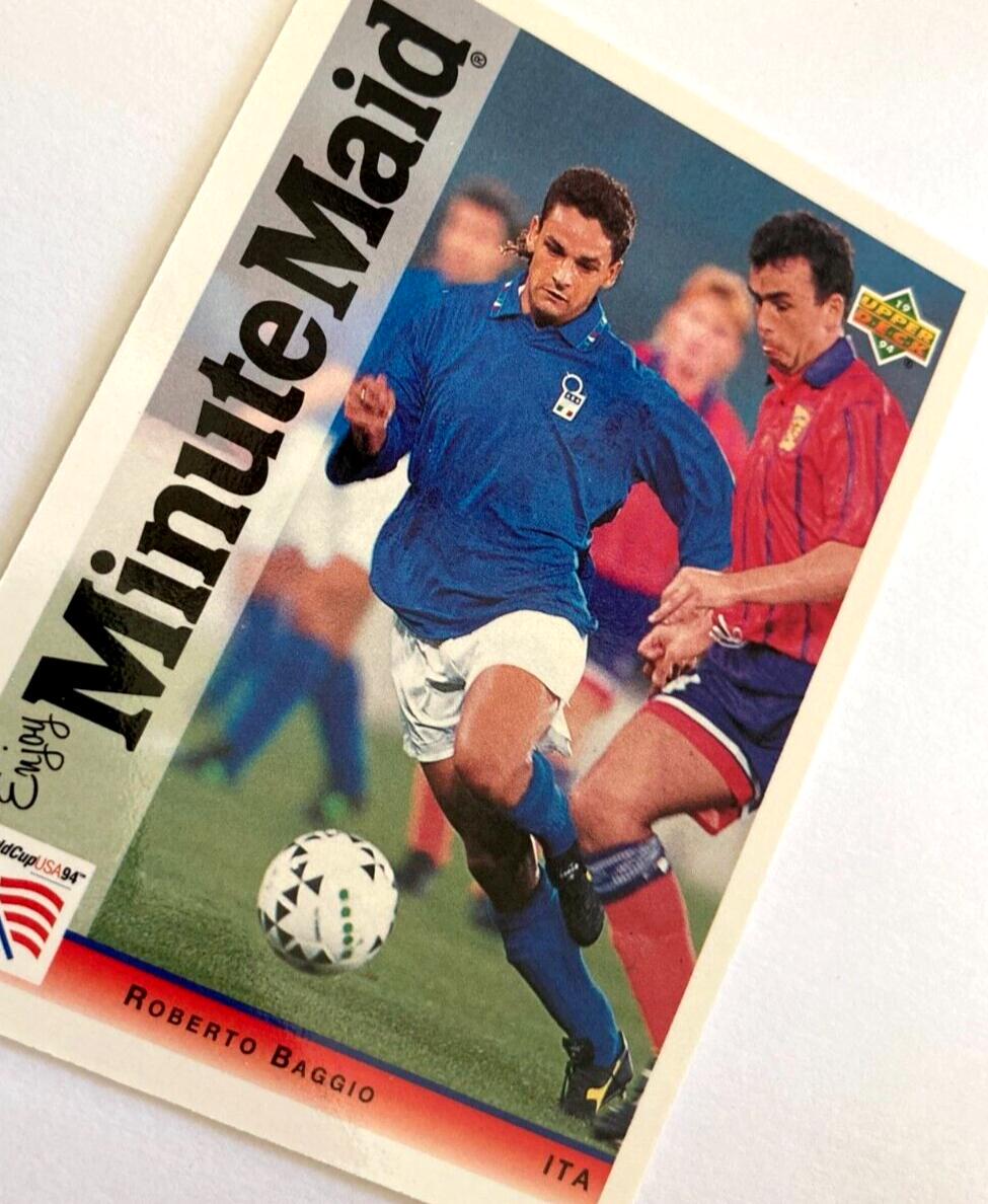 Roberto Baggio #13 Soccer Cards 1994 Upper Deck World Cup Soccer