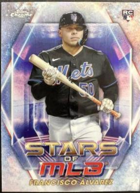 Francisco Alvarez #SMLBC-50 Baseball Cards 2023 Topps Stars of MLB Chrome