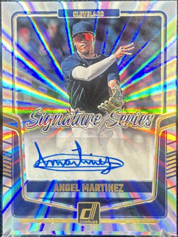 Angel Martinez #SS-AM Baseball Cards 2024 Donruss Signature Series