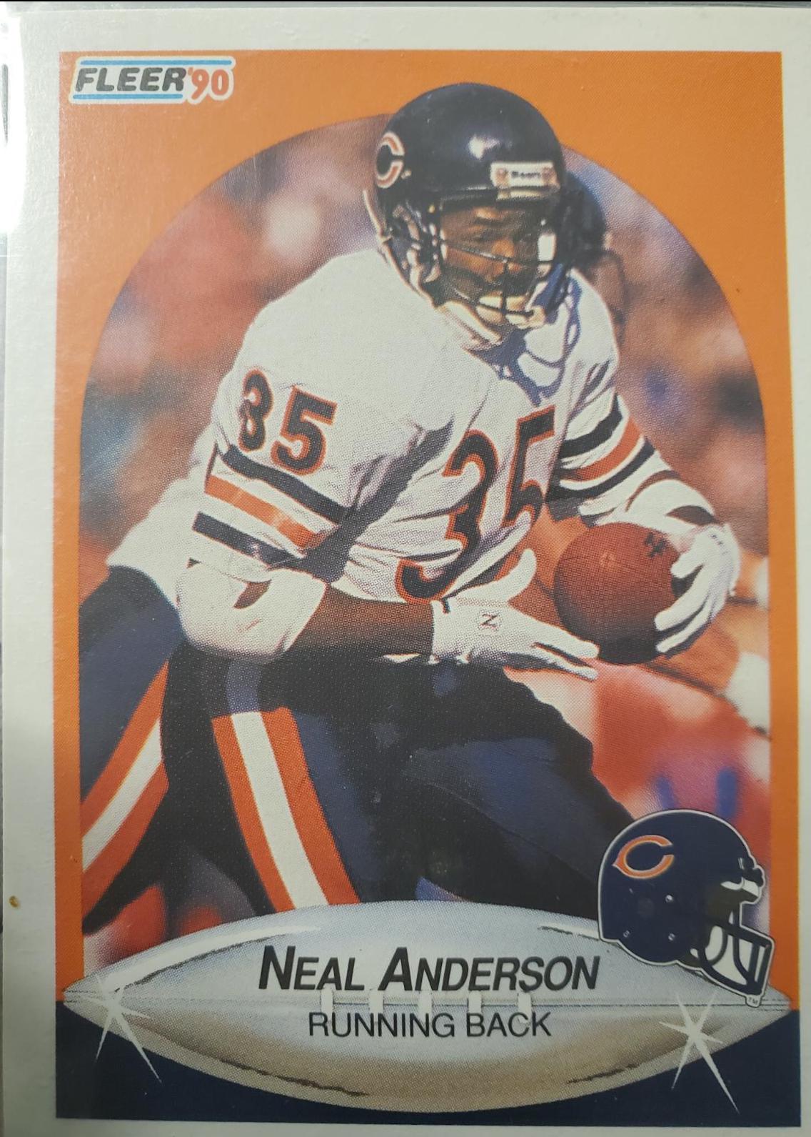 Neal Anderson #288 1990 Fleer Football