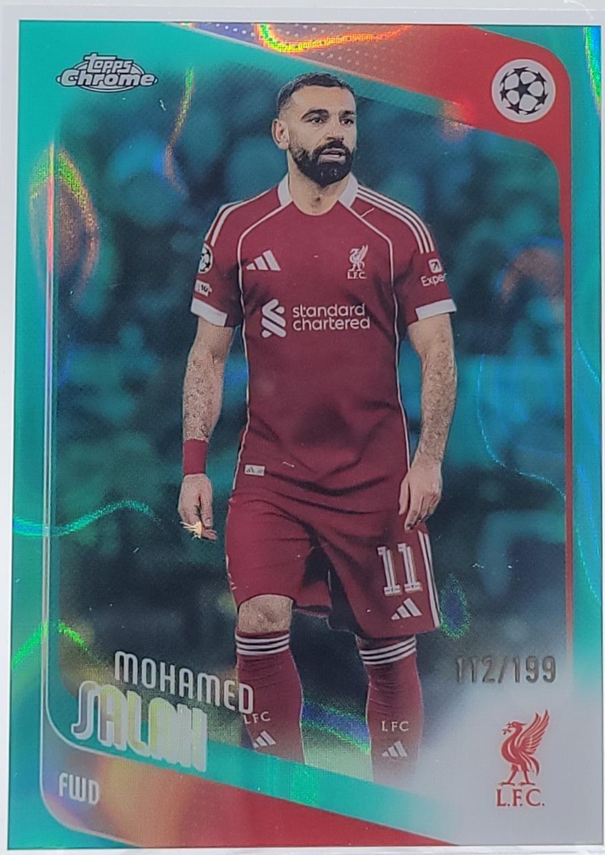 Mohamed Salah [Aqua Lava Refractor] #136