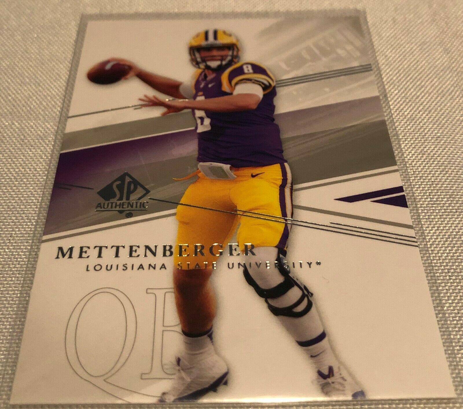 Zach Mettenberger #15 Football Cards 2014 SP Authentic