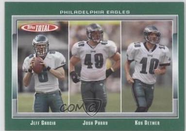 Jeff Garcia, Josh Parry, Koy Detmer #3 Football Cards 2006 Topps Total