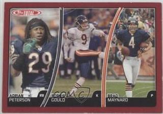 Brad Maynard, Robbie Gould, Adrian Peterson