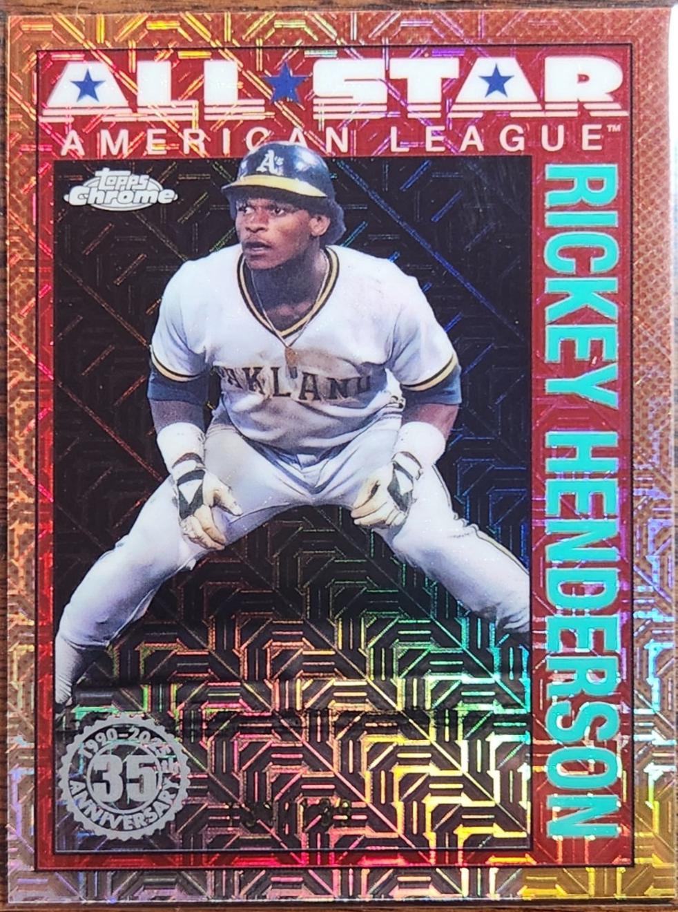 Rickey Henderson [Aqua Mojo] #90ASC-1