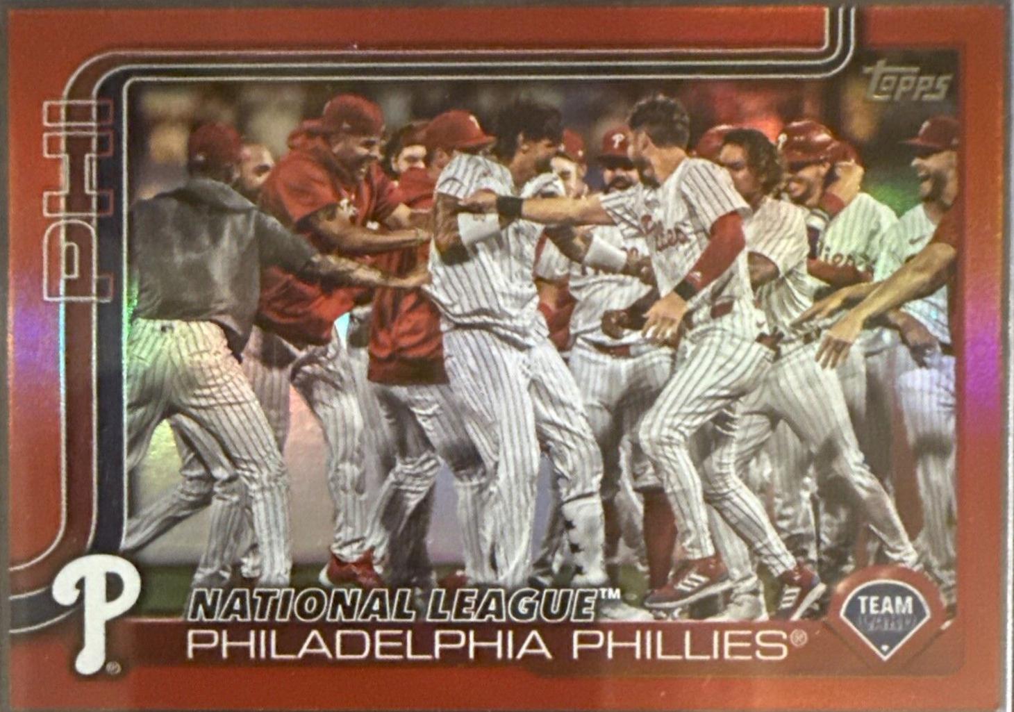 Philadelphia Phillies [Red Foil] (2025 Topps)