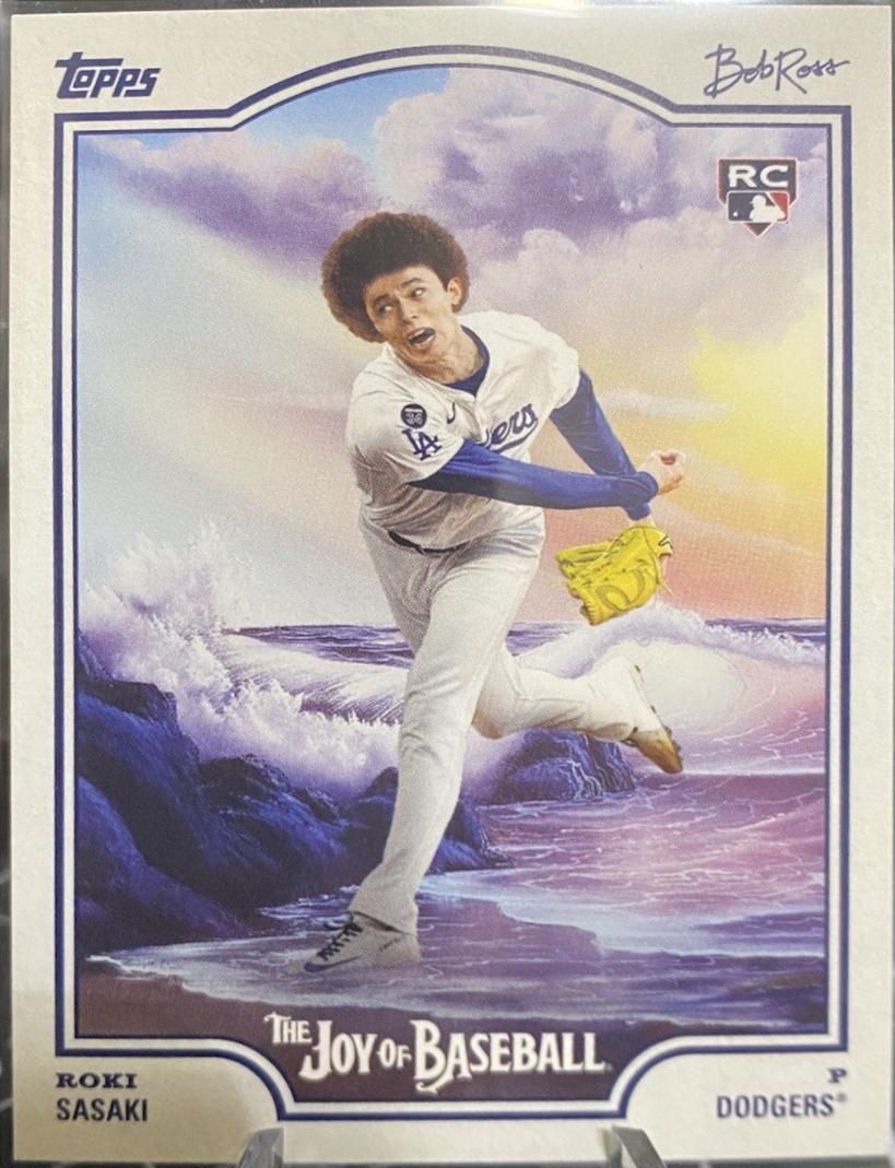 Roki Sasaki [Happy Mistake SP] #100 Prices | 2025 Topps X Bob Ross