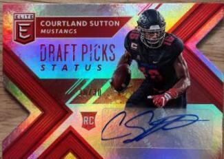 Courtland Sutton #107 2018 Panini Elite Draft Picks Football