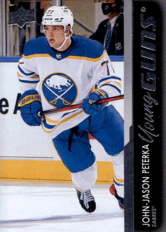 John Jason Peterka #711 Hockey Cards 2021 Upper Deck