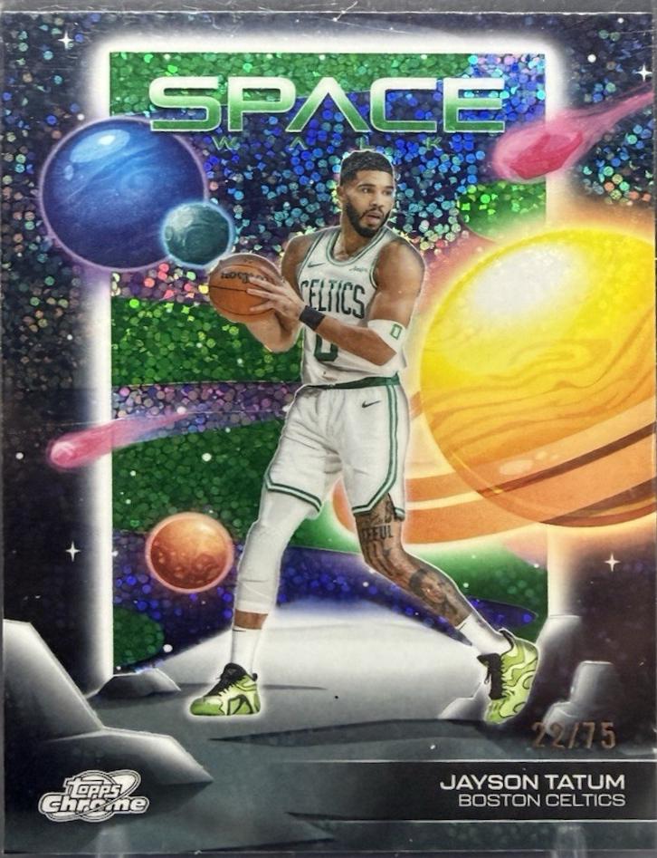 Jayson Tatum [Green Space Dust Refractor] #SW-4