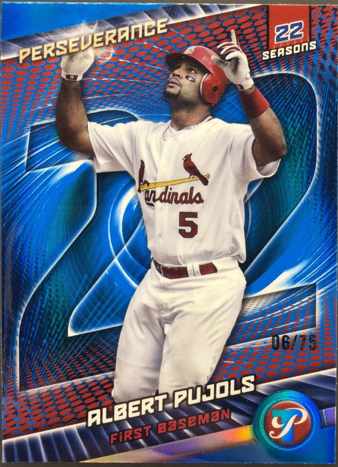 Albert Pujols [Blue] #P-12