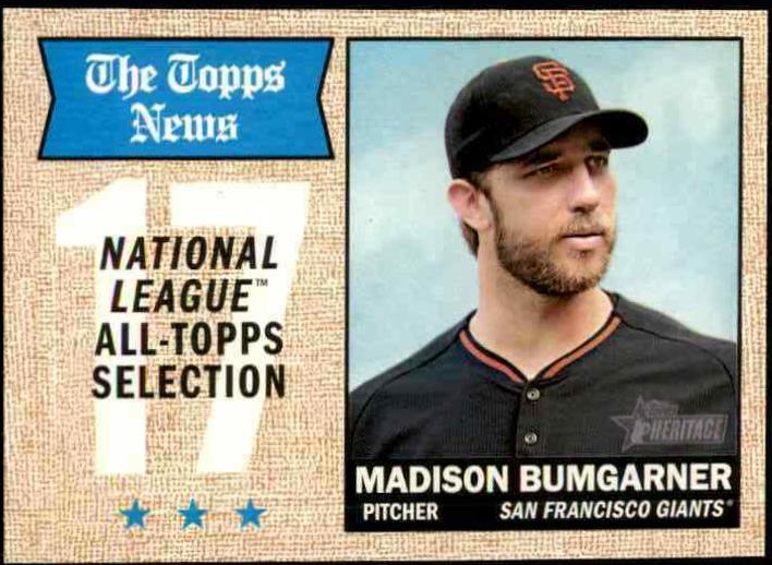 Madison Bumgarner #376 2017 Topps Heritage Baseball