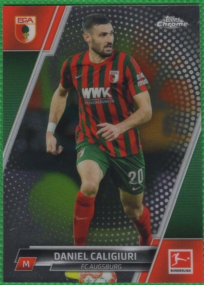 Daniel Caligiuri #2 Soccer Cards 2021 Topps Chrome Bundesliga