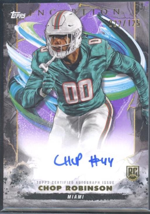 Chop Robinson [Purple] #RA-CR Prices | 2024 Topps Inception Rookie ...
