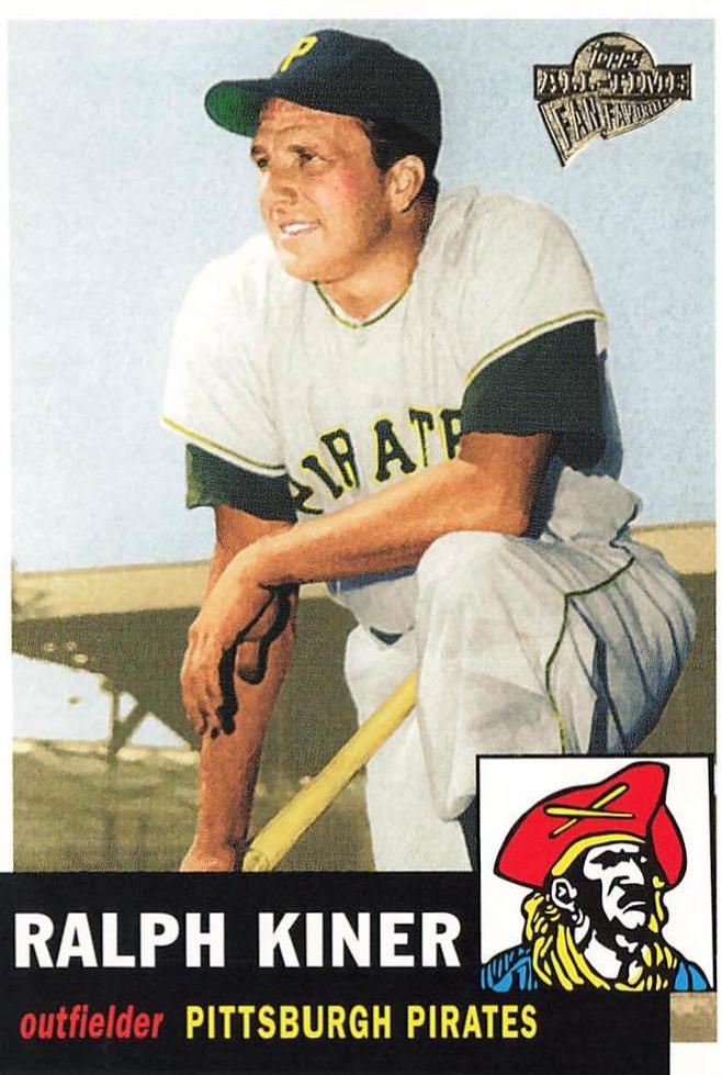 Ralph Kiner #31 Baseball Cards 2004 Topps All Time Fan Favorites