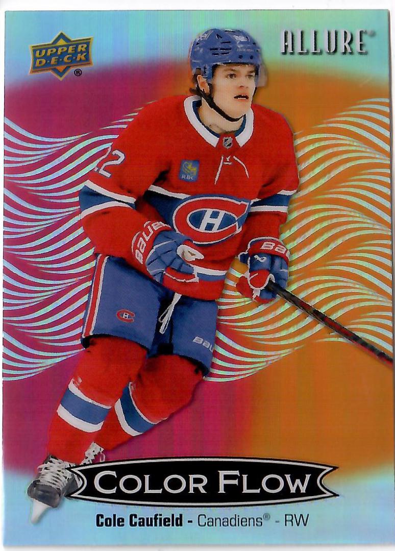 Cole Caufield #CFL-16 2024 Upper Deck Allure Color Flow Hockey