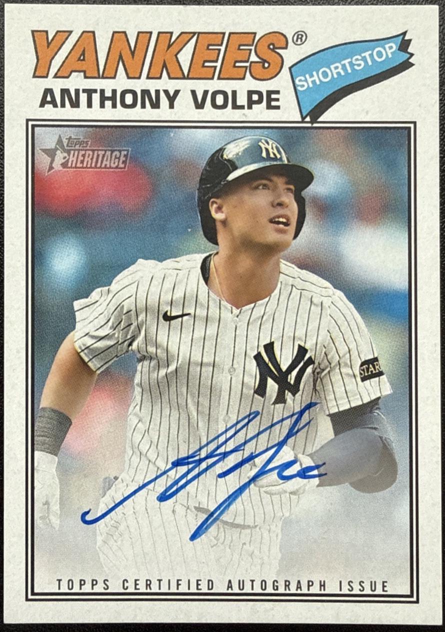 Anthony Volpe #ROA-AV Prices | 2026 Topps Heritage Real One