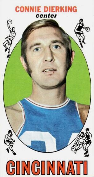 Connie Dierking #28 Basketball Cards 1969 Topps