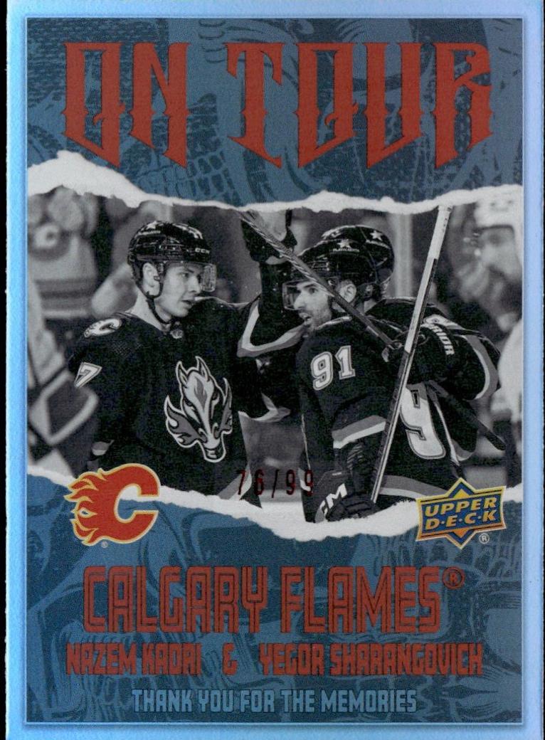 Nazem Kadri / Yegor Sharangovich #OT-20 Hockey Cards 2024 Upper Deck On Tour