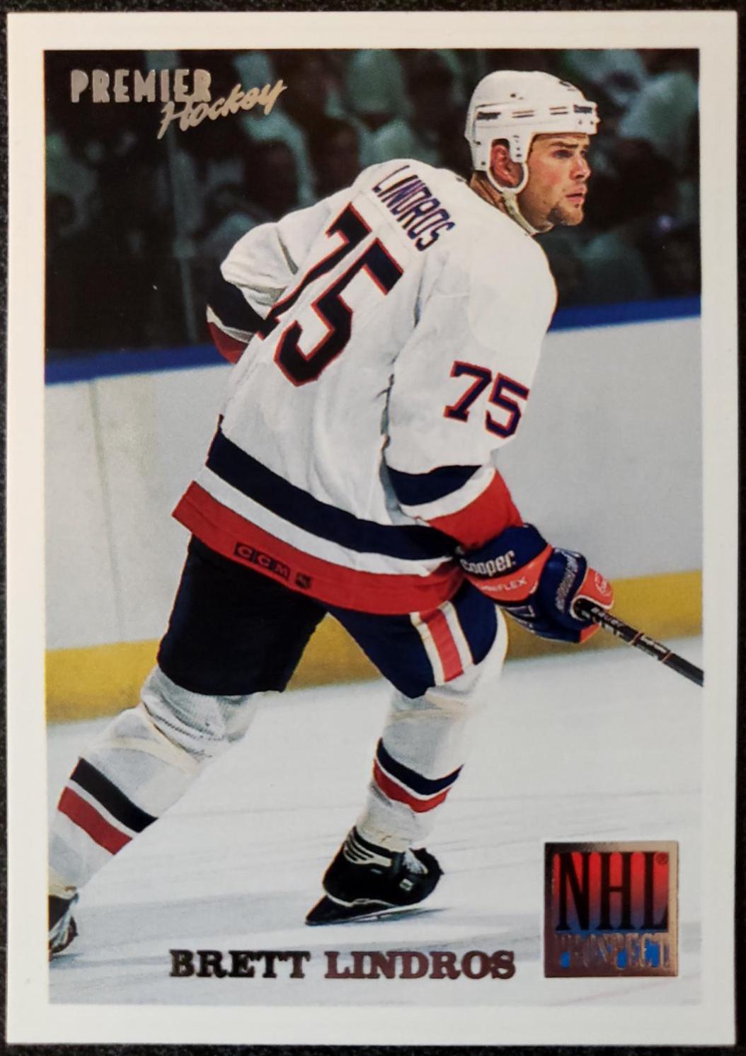Brett Lindros #514 Hockey Cards 1994 Topps OPC Premier