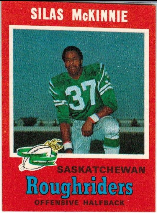 Silas McKinnie #102 1971 O Pee Chee Cfl Football