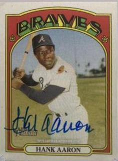 Hank Aaron Real One Autographs