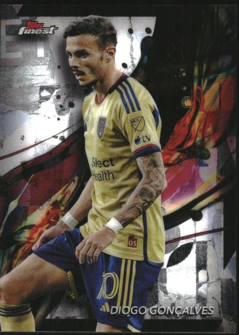 Diogo Goncalves #47 Soccer Cards 2024 Topps Finest MLS