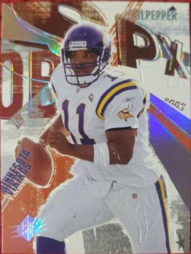 Daunte Culpepper #12 Football Cards 2003 Spx